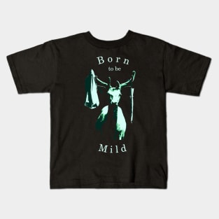 Born to be Mild - Deer Coat Hanger Kids T-Shirt